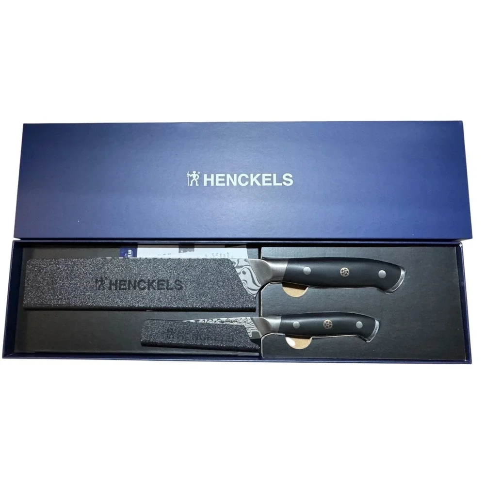 Henckels Compass Damascus 2-pc Starter Knife Set Brand New Gift SET Packaging!